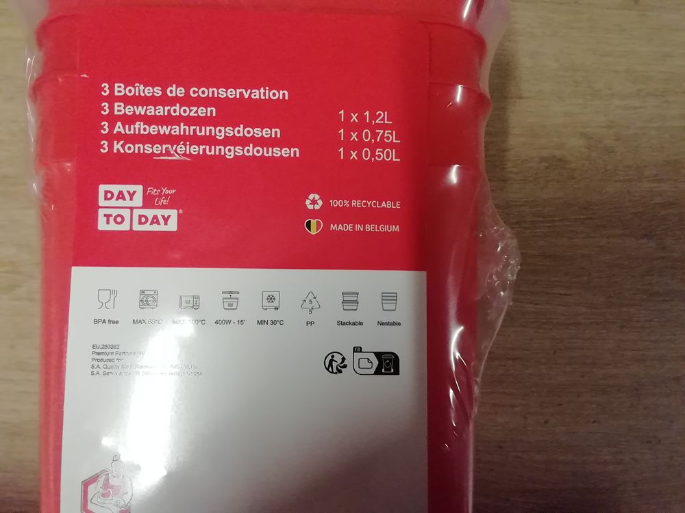 Boites alimentaires neuves qualit&eacute; Henri Boucher. Cuisine