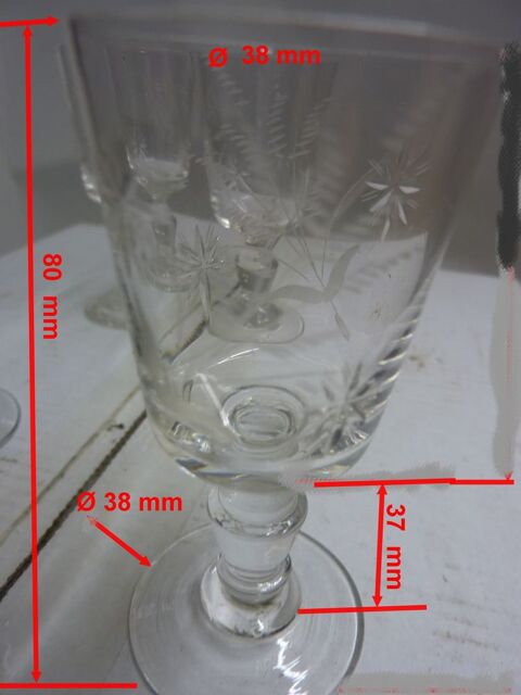 VERRES ANCIEN ann�es 1950 10 Saint-M�dard-en-Jalles (33)