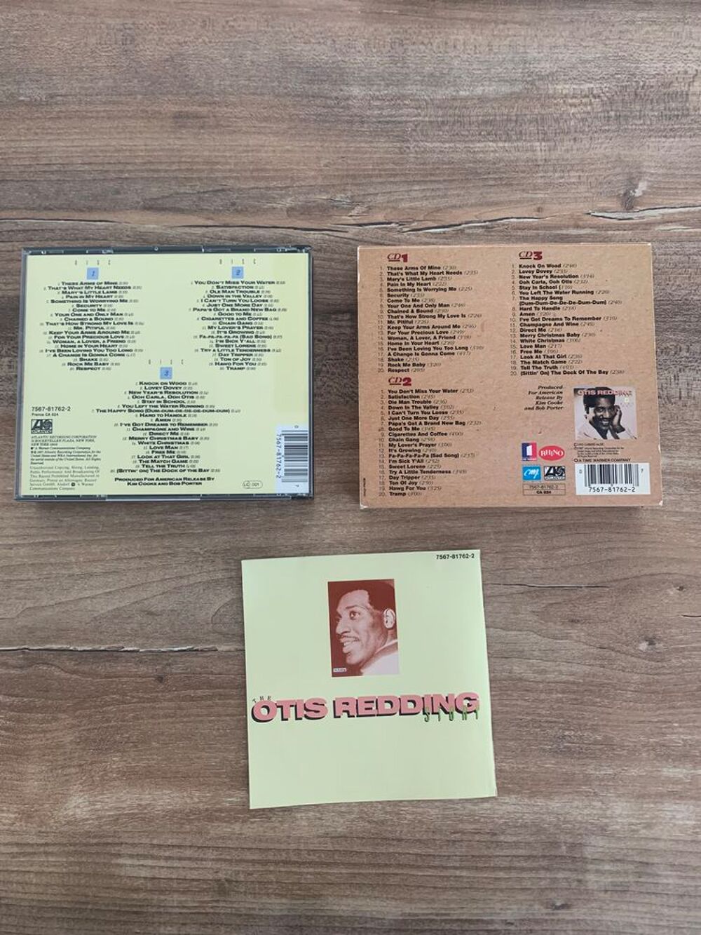 Coffret 3 CD Otis Redding " 25eme anniversa CD et vinyles