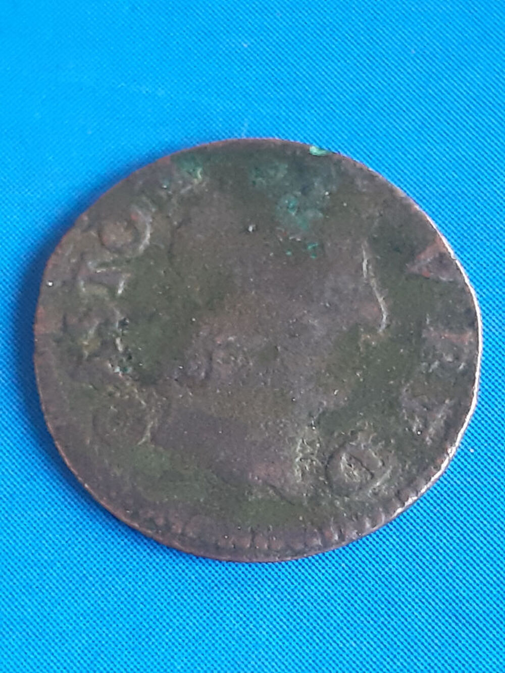1653 Dombes denier Gaston d'Orl&eacute;ans 
