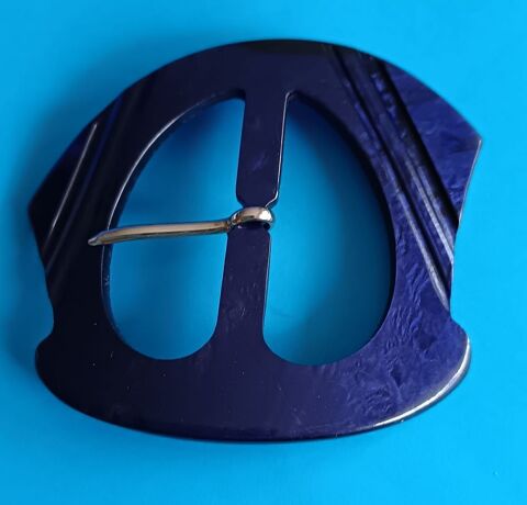 Boucle Vintage Pop Art   Ovale Bleu P�trole 9 gr  N�5 7 Thonon-les-Bains (74)