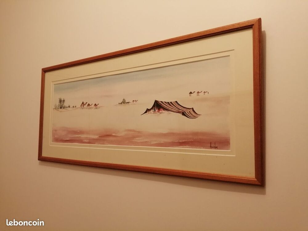 Tableau peinture paysage Bedouin_galerie TBE Décoration