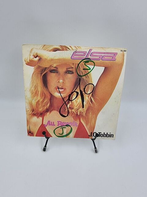 Vinyle 45 tours Elsa : Au Revoir (J.O. Tobbin) avec fourreau 2 Vulbens (74)