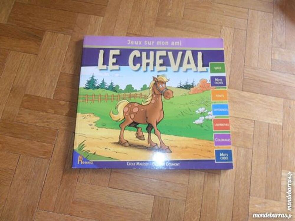 Carnet d'activit&eacute;s Le cheval (4) Livres et BD