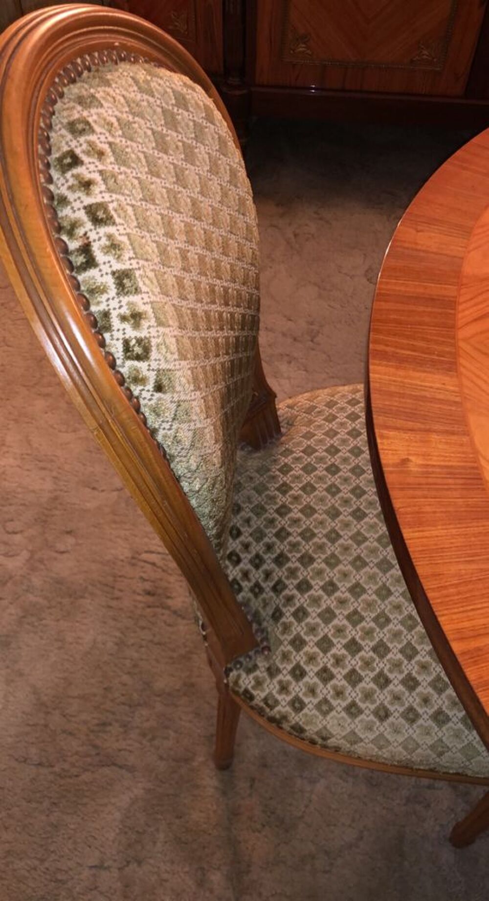 TABLE 4 places et chaises LOUIS XVI Meubles