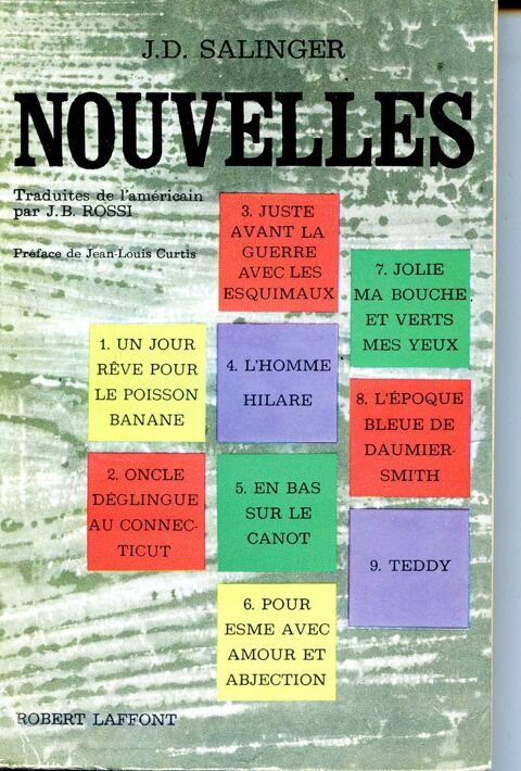 NOUVELLES - J.D. Salinger, 15 Rennes (35)
