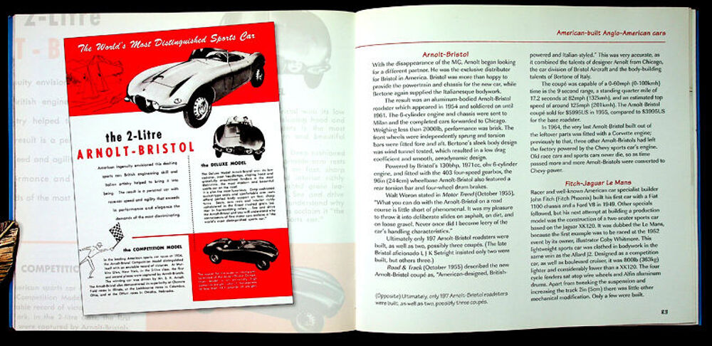 ANGLO-AMERICAN CARS from the 1930s to the 1970s de chez Velo Livres et BD
