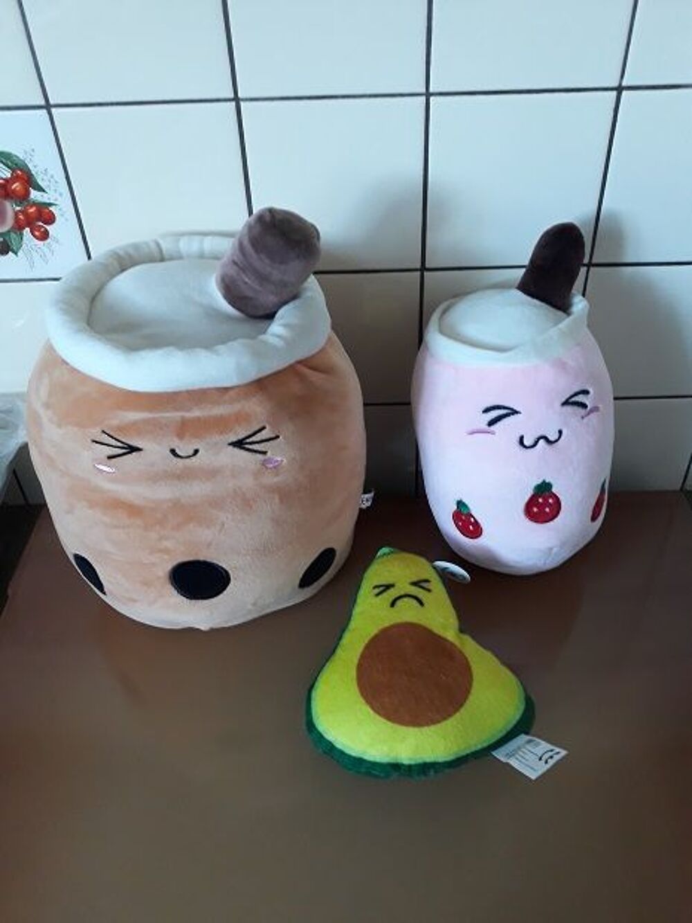 Peluches Bubble Th&eacute; caf&eacute; fraise japon manga anime s&eacute;rie TV K Jeux / jouets