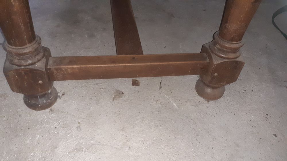 Table en ch&ecirc;ne Louis Philippe Meubles