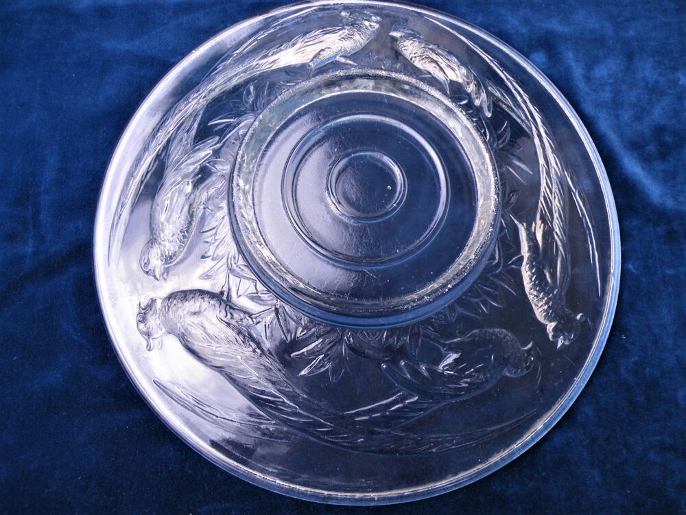 Grande coupe, centre de table &agrave; d&eacute;cor de faisans VERLUX Décoration