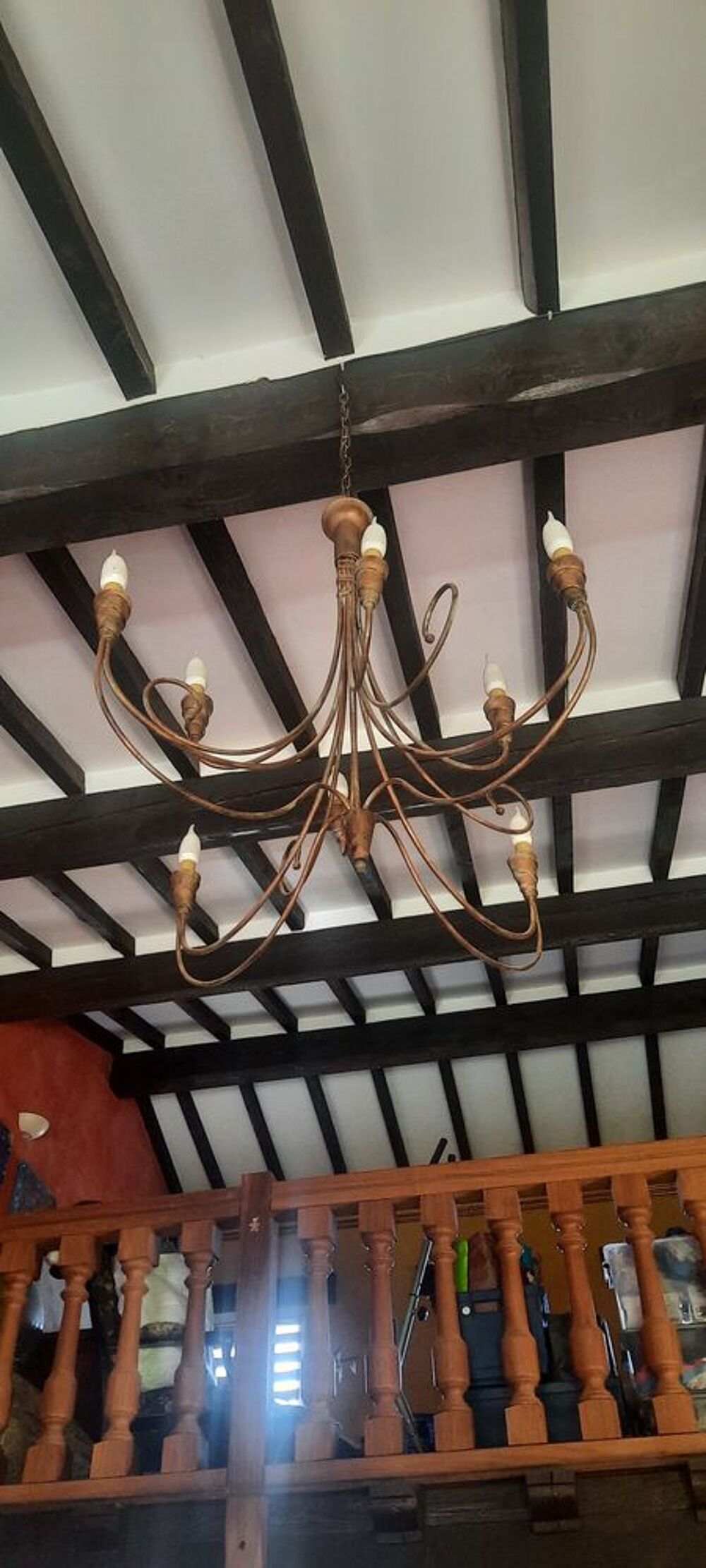 LUSTRE EN CUIVRE Décoration