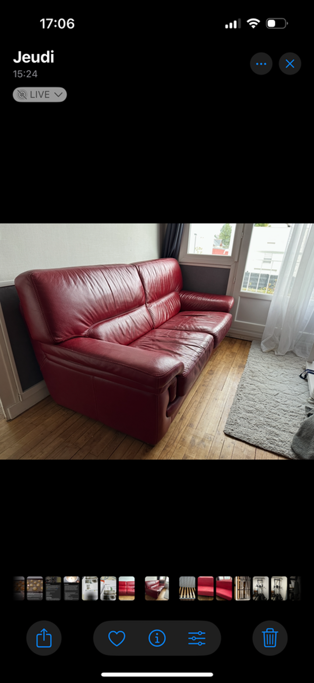 Canap&eacute; cuir Meubles
