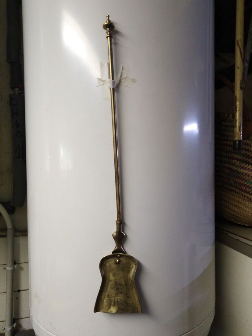 R&eacute;chaud modifi&eacute; lampe +Pelle broze+Pendule Alb&acirc;tre Décoration