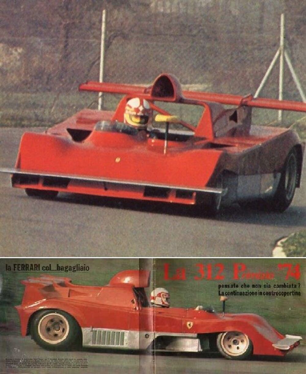 Ferrari 312PB Prototypo 74 kit r&eacute;sine 1/12 RARE 