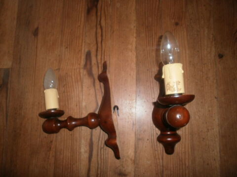 deux appliques an bois 18 Saint-Sauveur-Lendelin (50)