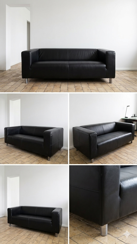 Fauteuil de cuir 2 place confort 199 Douai (59)