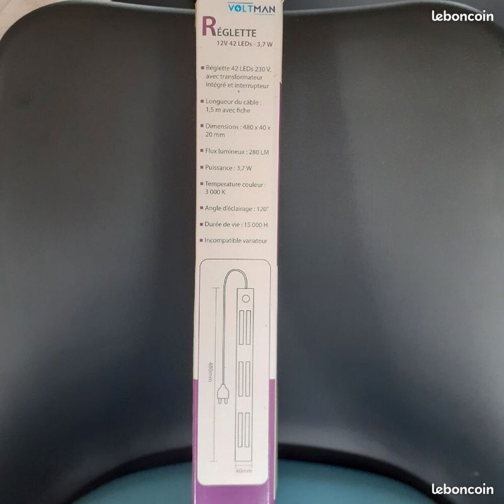 R&eacute;glette Led pour cuisine ou salle de bain Bricolage