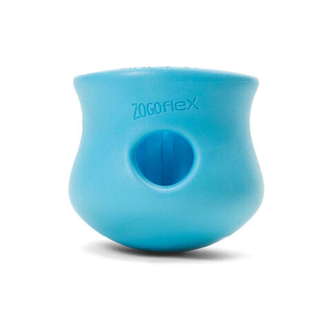 Jouet d'occupation plastique recyclé chien Zogoflex bleu L 25 57140 Woippy