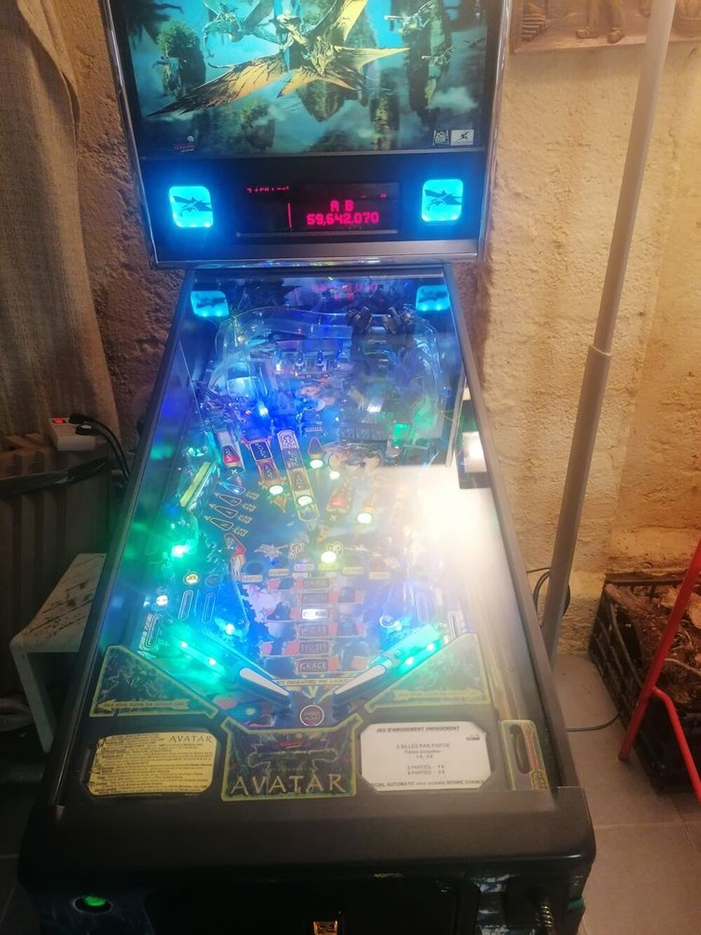 FLIPPER AVATAR DEV STERN Consoles et jeux vidéos