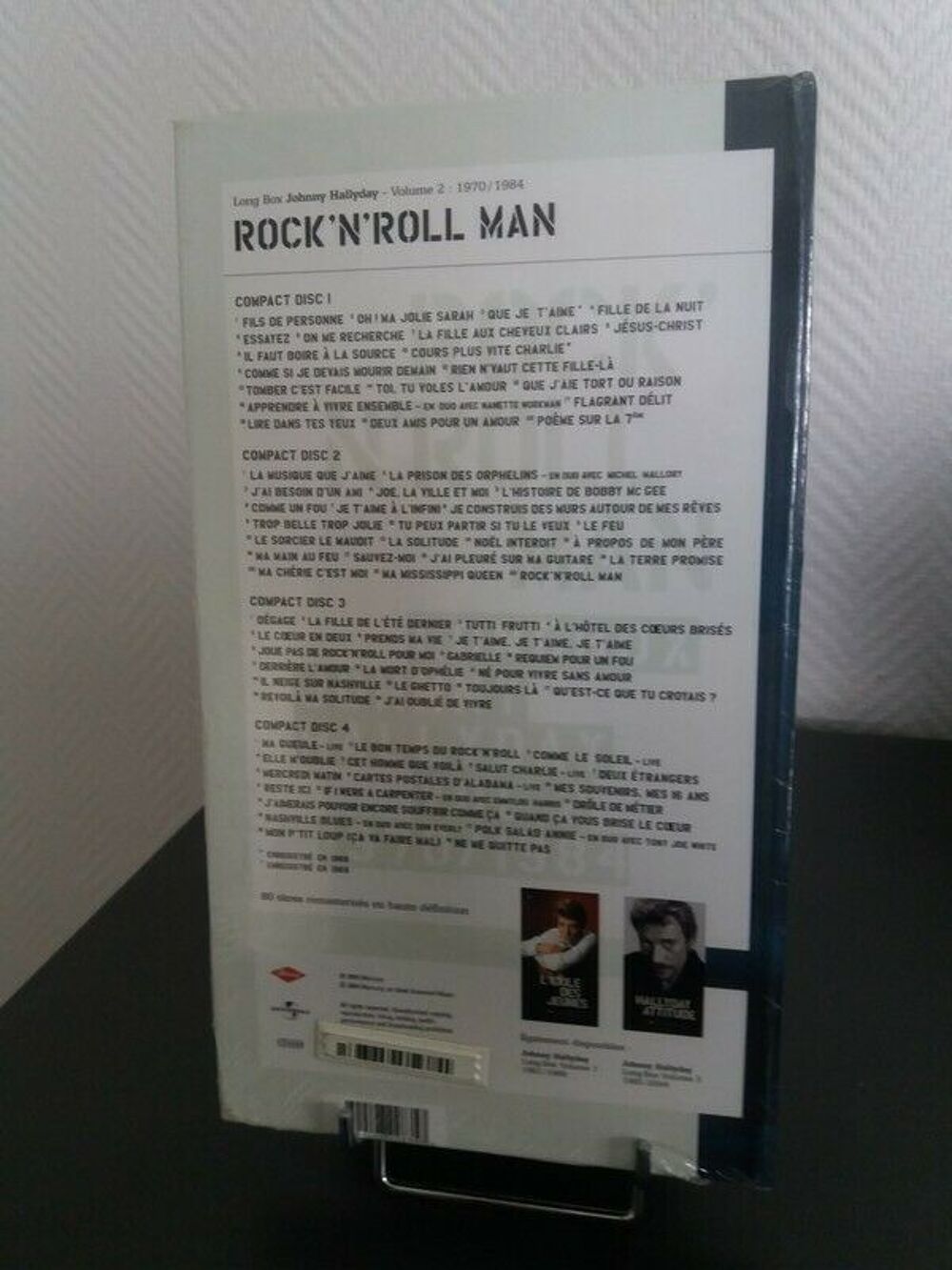 Coffret cd Johnny Hallyday - Rock'n roll man CD et vinyles