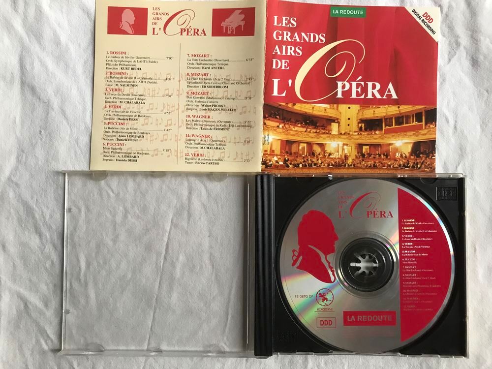 CD Les Grands airs De L'op&eacute;ra - Objet Publicitaire CD et vinyles