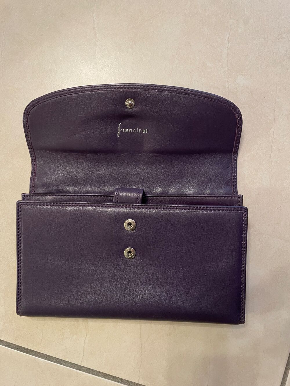 Pochette en cuir Maroquinerie