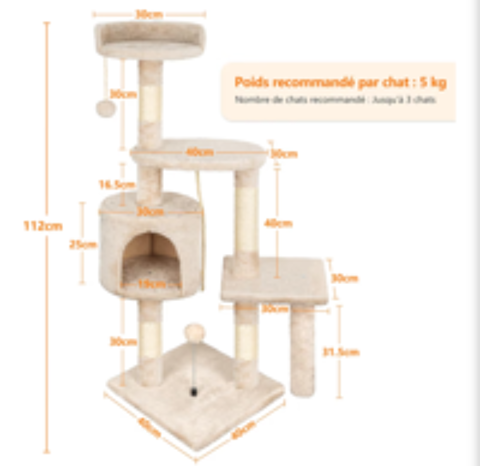   Arbre à chat neuf 