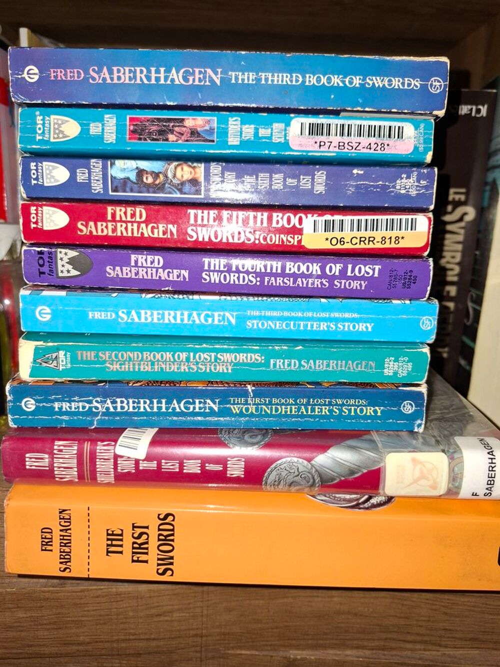Des livres sign&eacute;s Fred Saberhagen The Book of Swords Livres et BD