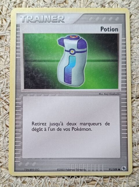 Carte Pokmon - Potion - 91/109 2 Montbrun (46)