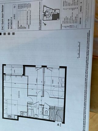  Appartement � louer 3 pi�ces 62 m� Bordeaux