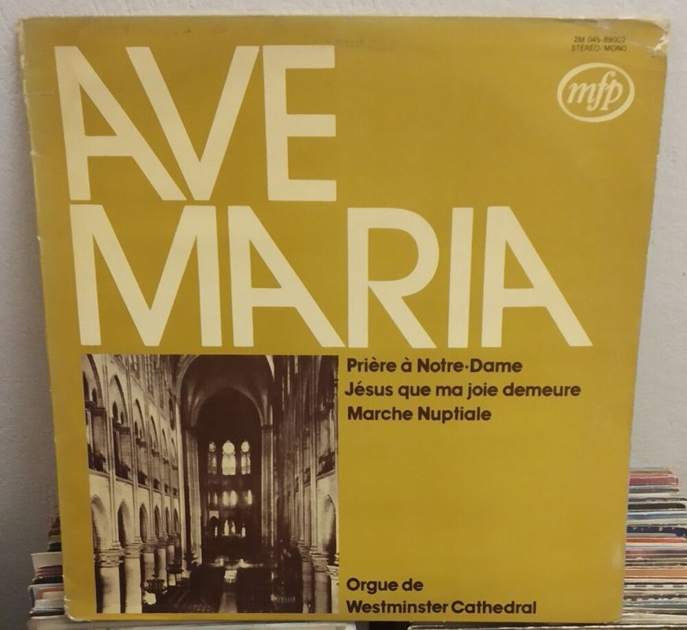 Album Av&eacute; Maria Orgue de Westminster CD et vinyles