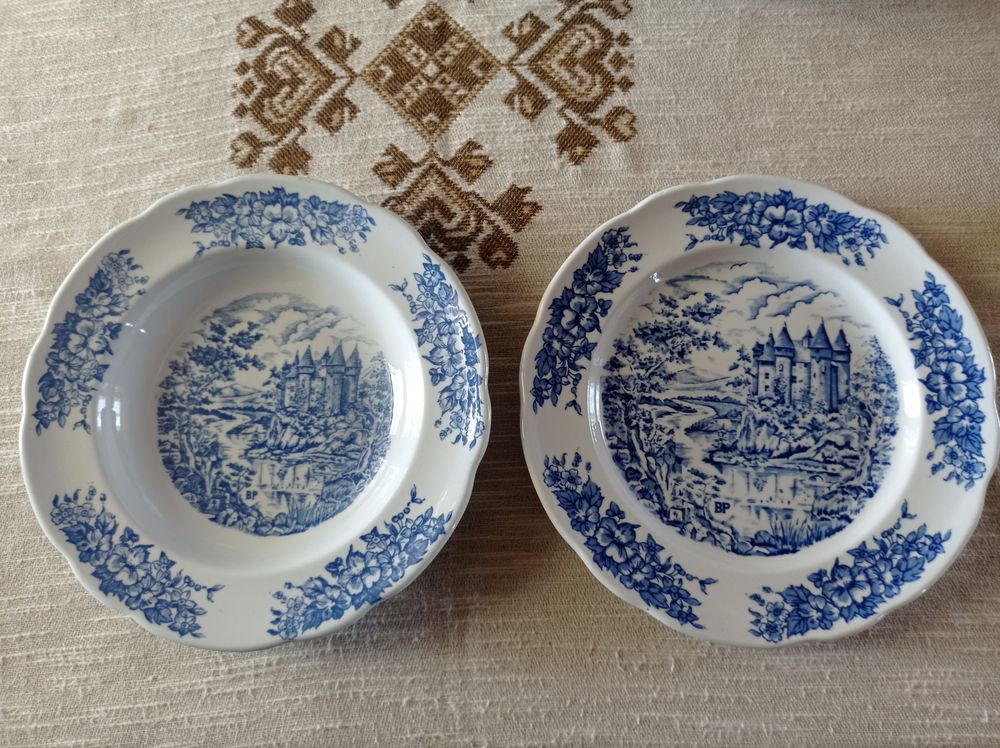 LOT VAISSELLE BLEUE Electroménager