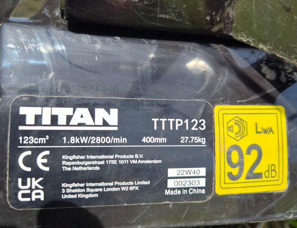 motobineuse TITAN Jardin