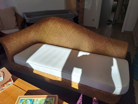 M�ridienne/ canap� en rotin dur 1,70cm et 2 fauteuils 900 Riedisheim (68)