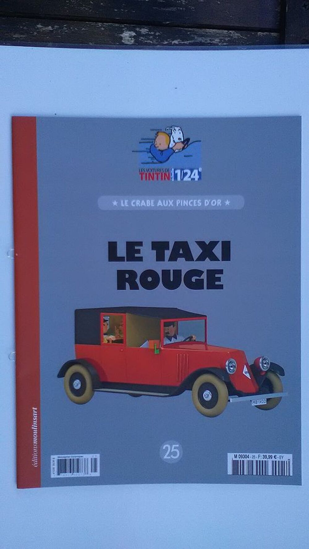 VOITURE DE TINTIN LA N&deg;25 "" LE TAXI ROUGE "" 