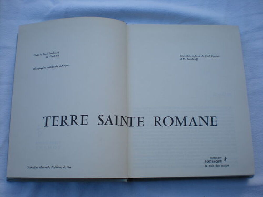 la terre sainte romane Livres et BD