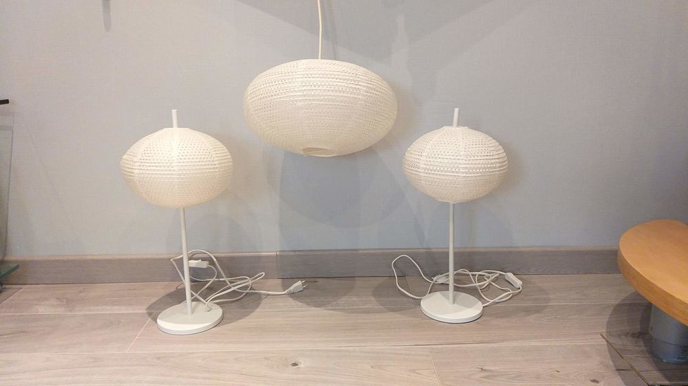 Luminaires : Suspension + 2 lampes chevet assorties Bon &Eacute;ta Décoration