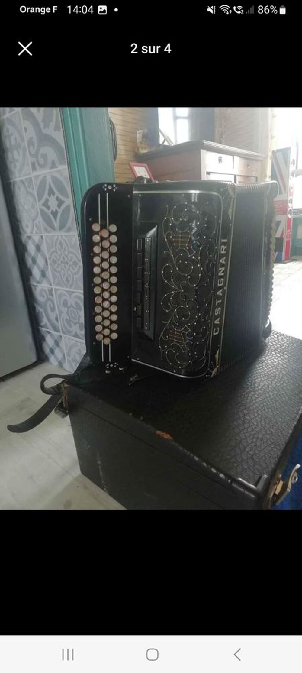 Accord&eacute;on mixte Castagnari Instruments de musique