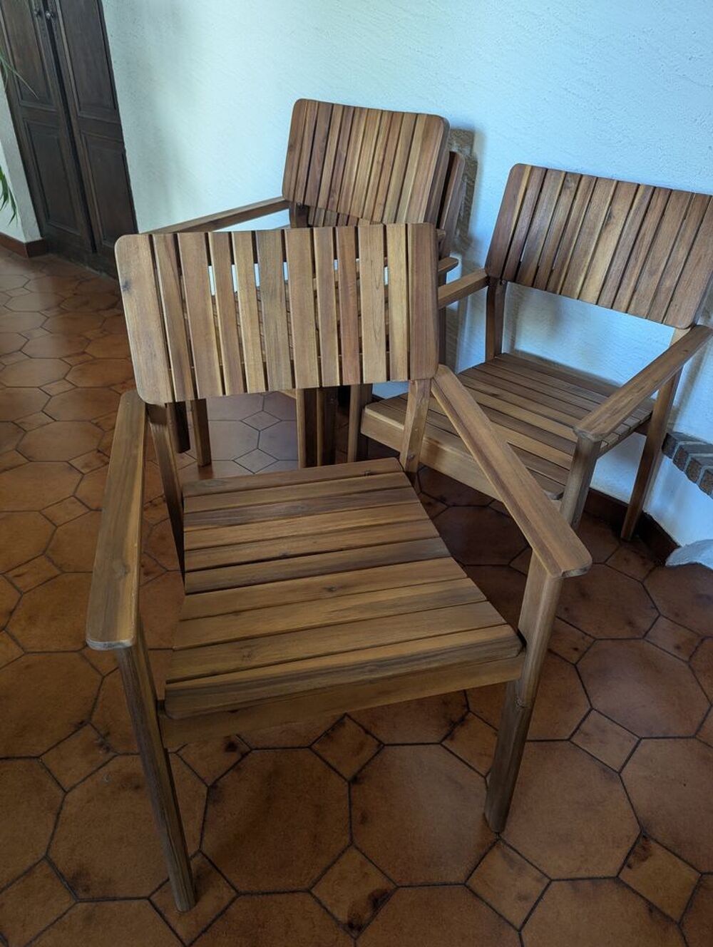 Lot de 4 chaises de jardin Meubles