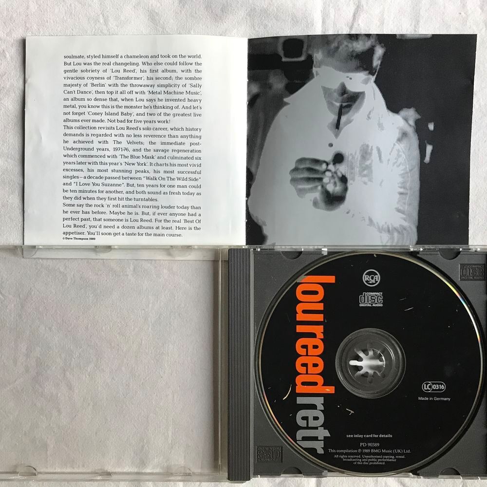 CD Lou Reed / The Velvet Underground Retro CD et vinyles