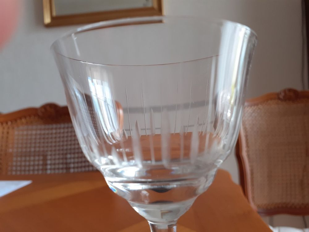 6 VERRES Cristal fin Bricolage