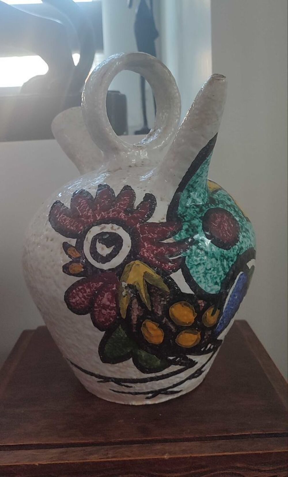 Grande chevrette en c&eacute;ramique de Pablo Sanguino Toledo 