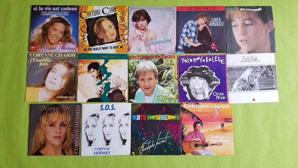 LES 45T PHOTO 20 CD et vinyles