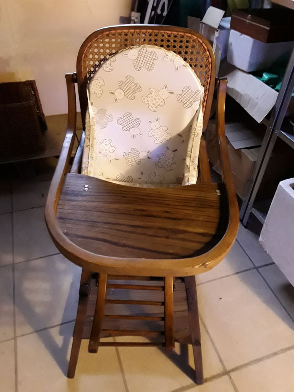 Chaise haute vintage Puériculture
