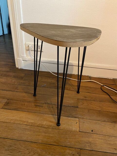 Table d'appoint bois et m�tal 30 Paris 12 (75)