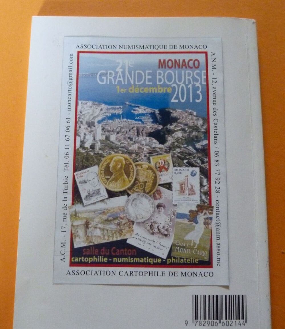 livre : les Grimaldi &agrave; travers leur monnaies+ 3 pi&egrave;ces Monac Livres et BD