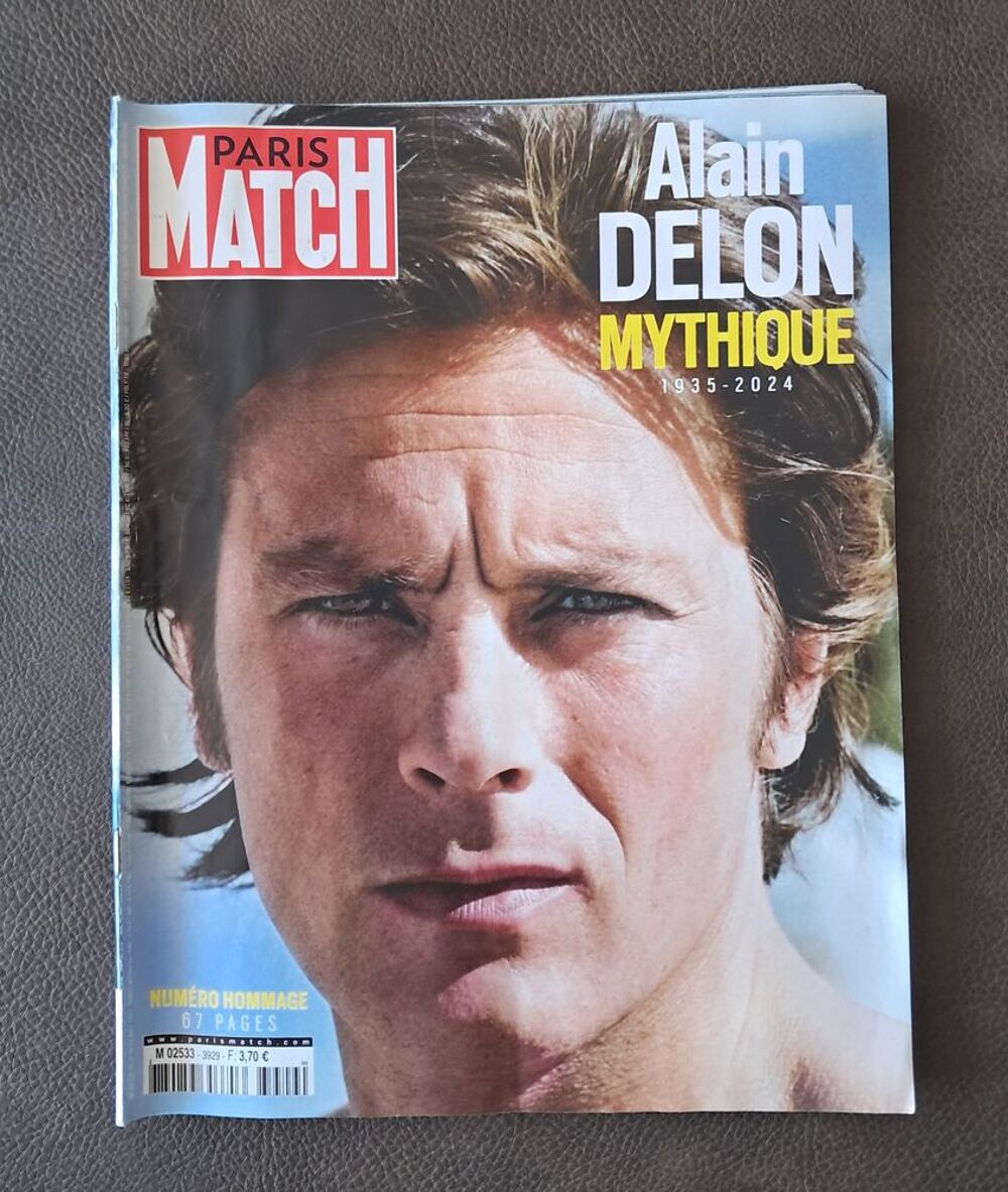 revue magazine paris match sp&eacute;cial Alain Delon mythique Livres et BD
