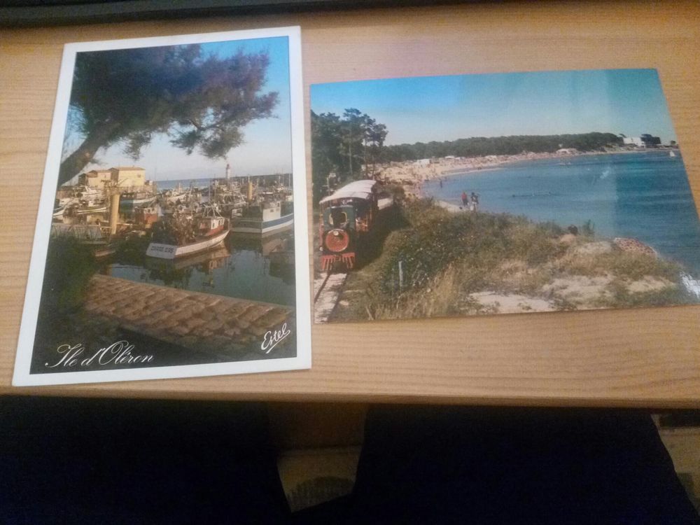 LOT DE DEUX CARTES POSTALES ILE D OLERON LA COTINIER 