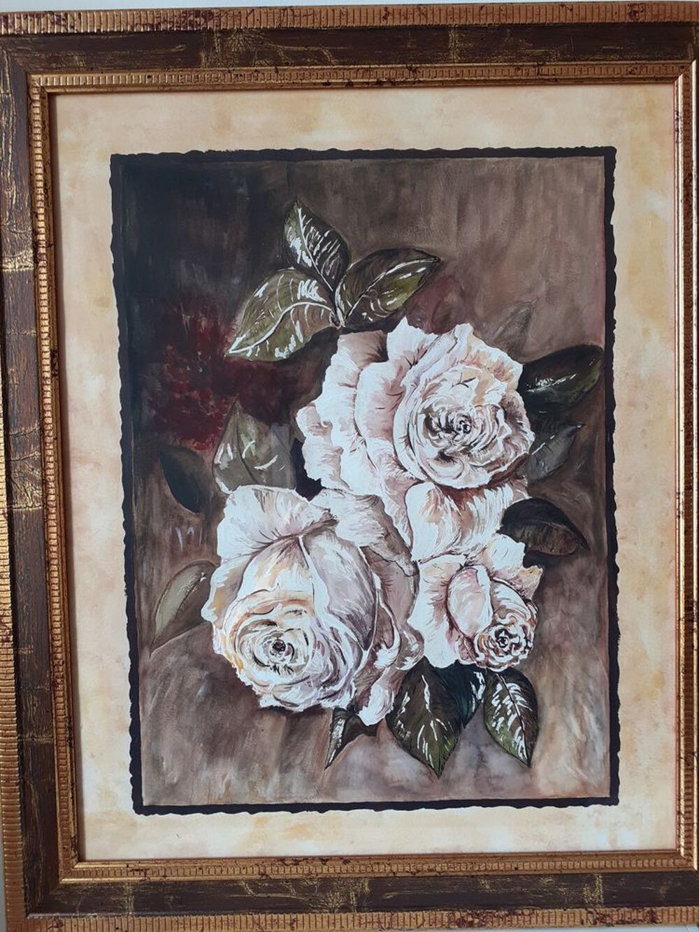 Tableau Roses Décoration