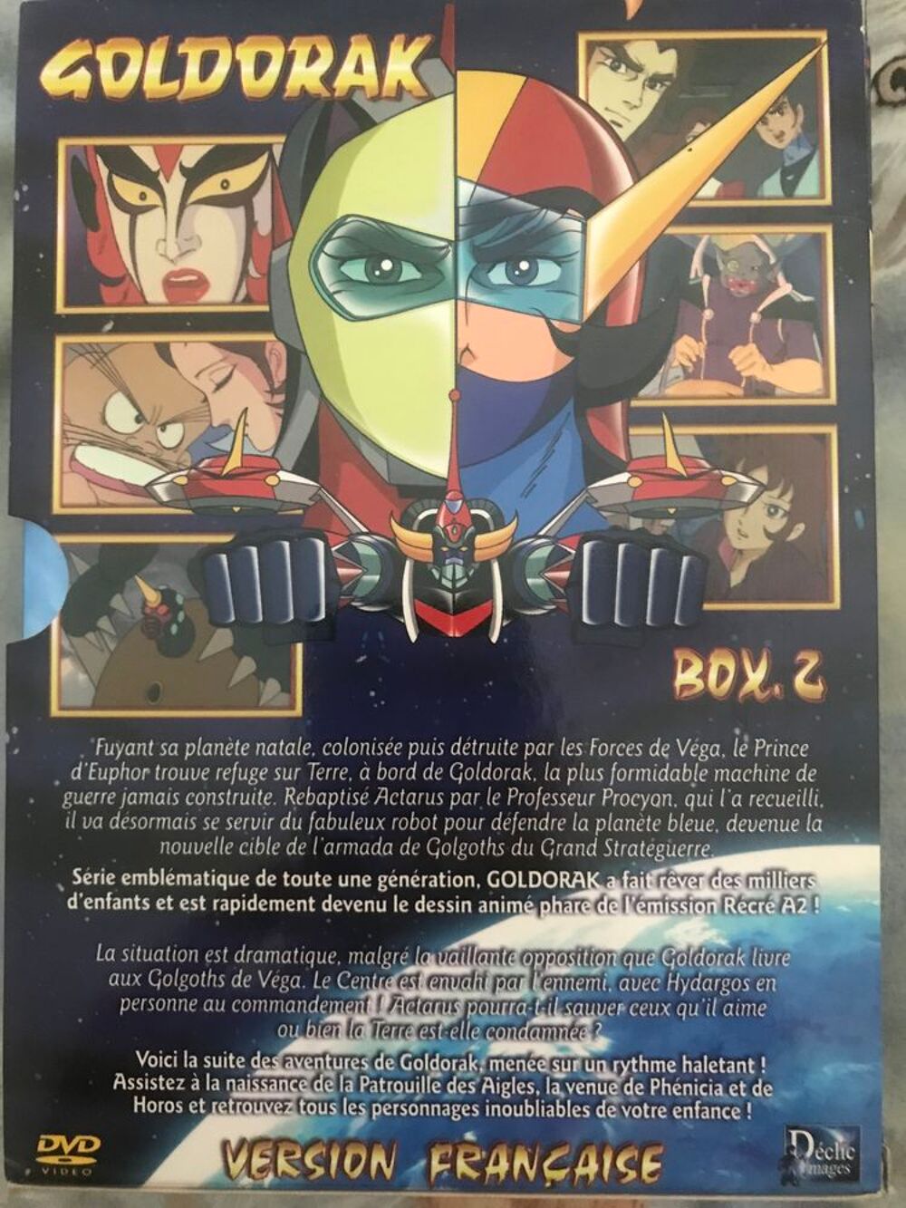 Coffret Goldorak DVD et blu-ray